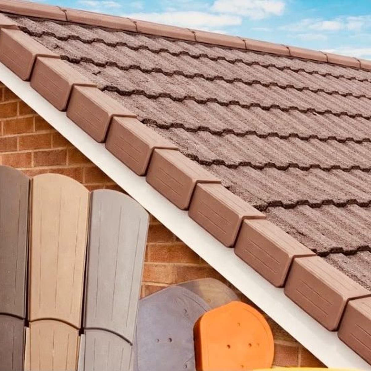 A dry verge system fitted