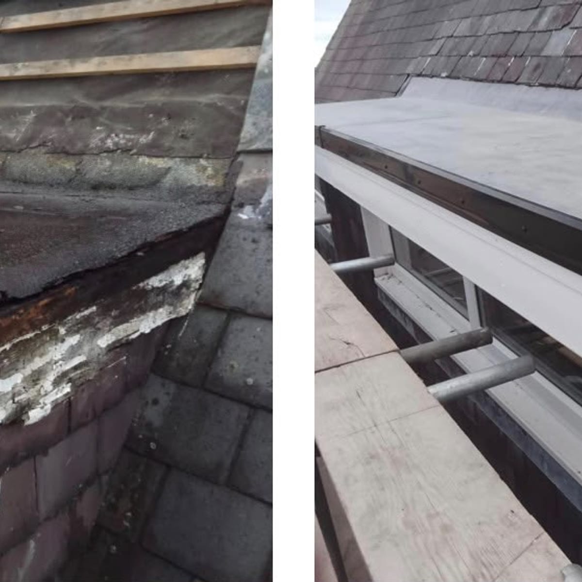 A new flat roof on an extension